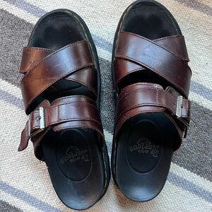 Dr. Martens Chestnut Leather Men's Sandals